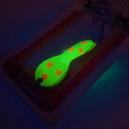 Luhr Jensen Loco 2 UV Cucharilla, Amarillo/Rojo/Níquel, 7g, UV, #10000