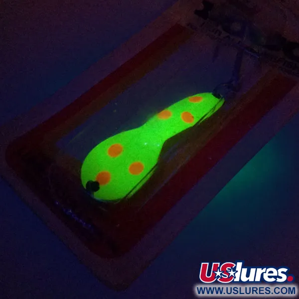 Luhr Jensen Loco 2 UV Cucharilla, Amarillo/Rojo/Níquel, 7g, UV, #10000