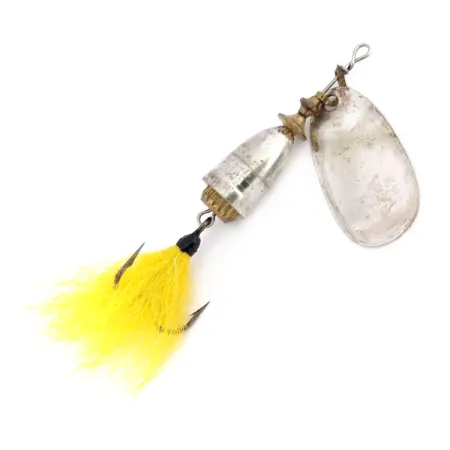 Blue Fox Super Vibrax 3 Foxtail Cucharilla, Plata, 8g, plumas, #10003