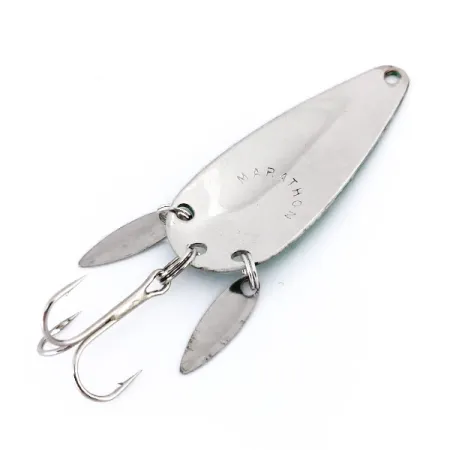 Marathon (with sonic blades) Cucharilla, Níquel / Verde, 12g, #10006