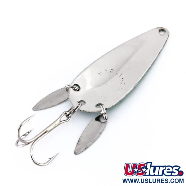 Marathon (with sonic blades) Cucharilla, Níquel / Verde, 12g, #10006