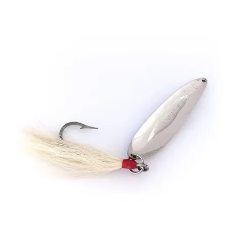 Acme Fiord Spoon Cucharilla, Níquel / Azul, 21g, Bucktail, #10007