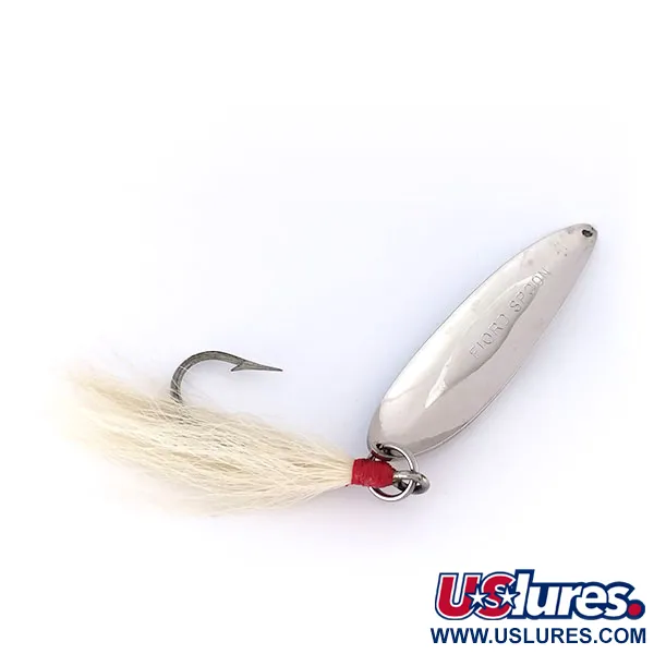 Acme Fiord Spoon Cucharilla, Níquel / Azul, 21g, Bucktail, #10007