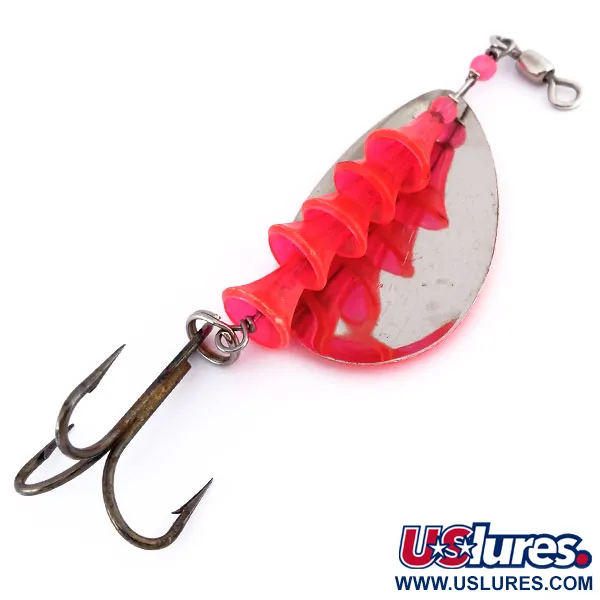 Luhr Jensen TEE Spoon 5 UV Cucharilla, Níquel / Naranja, 12g, UV, #10011
