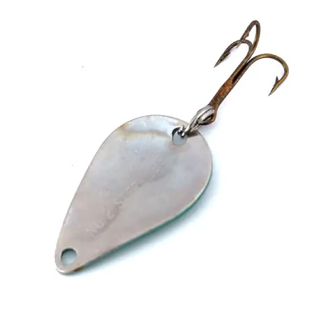 Acme Stee-Lee Cucharilla, Hammered Nickel / Green, 7g, martillada, #10033