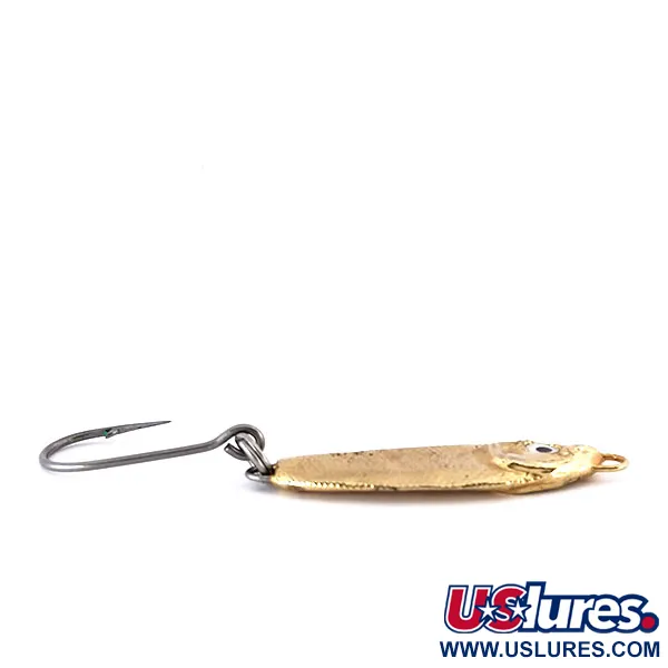 Luhr Jensen Crippled Herring Jig, Oro, 14g, Hecho en USA, #10046