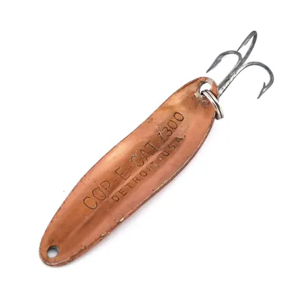 Dardevle Cop-E-Cat 7300 Cucharilla, Cobre martilleado, 10g, #10055