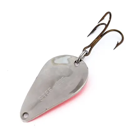 Acme Stee-Lee UV Cucharilla, Níquel / Naranja, 14g, UV Glow, #10371