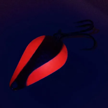 Acme Stee-Lee UV Cucharilla, Níquel / Naranja, 14g, UV Glow, #10371