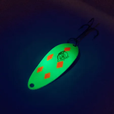 Eppinger Dardevle Devle Dog 5300 UV Cucharilla, Amarillo, 10g, UV, #10084