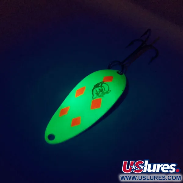 Eppinger Dardevle Devle Dog 5300 UV Cucharilla, Amarillo, 10g, UV, #10084