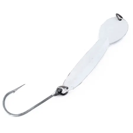 Luhr Jensen Loco Troll Cucharilla Curricán, Níquel/Blanco, 14g, #10100