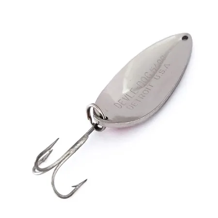 Dardevle Devle Dog Cucharilla, Níquel / Rojo, 18g, Vintage, #10104