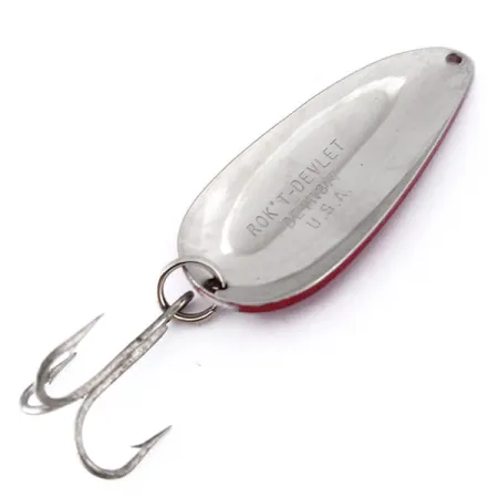 Cucharilla Eppinger Dardevle Rok't Devlet, Rojo/Blanco/Níquel, 35g, #10109