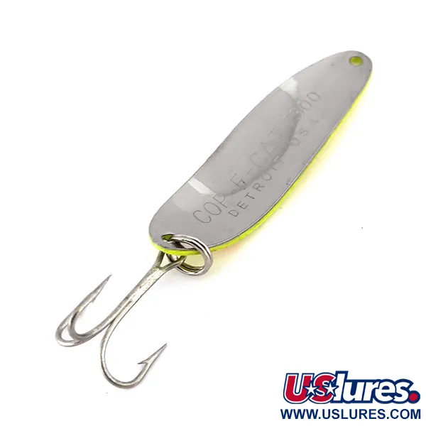 Dardevle Cop-E-Cat 7300 UV Ondulante, Amarillo/Rojo/Níquel, 10g, #10110