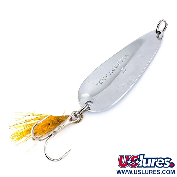 Cucharilla Tony Accetta Tony's Spoon, Níquel, 11g, Triple Pluma, #10116