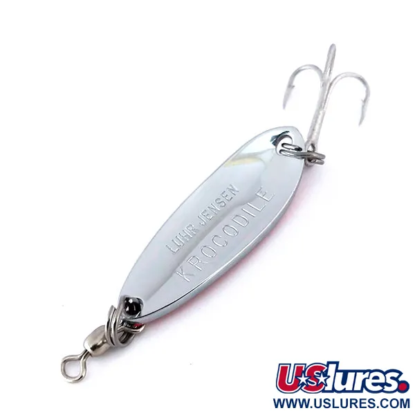 Luhr Jensen Krocodile Cucharilla, Nickel/Orange, 9g, Perfil, #10125