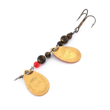 Thomas Double Spinn Cucharilla doble, Oro / Rojo, 5g, USA, #10133