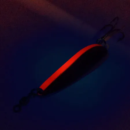 Luhr Jensen Krocodile Die #4 UV Cucharilla, Oro/Naranja, 21g, UV, #10159