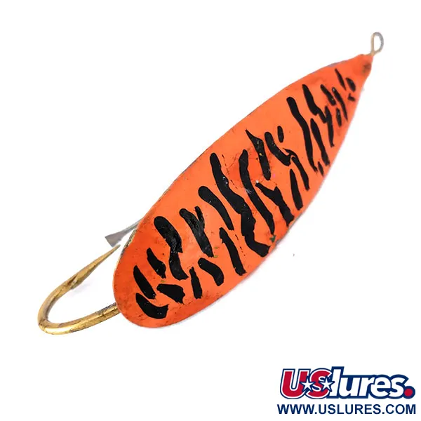 Johnson Silver Minnow UV Cucharilla, Orange Black Tiger, 17g, #10161
