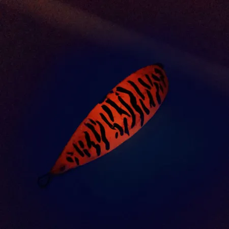 Johnson Silver Minnow UV Cucharilla, Orange Black Tiger, 17g, #10161