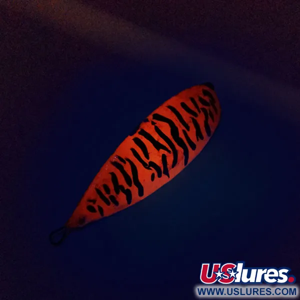 Johnson Silver Minnow UV Cucharilla, Orange Black Tiger, 17g, #10161