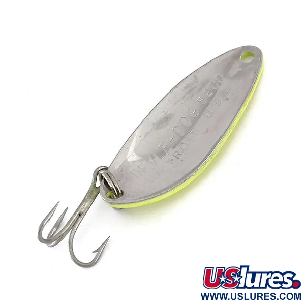 Eppinger Dardevle Devle Dog 5200 UV Cucharilla, Am/Rojo/Nik, 7g, #10162