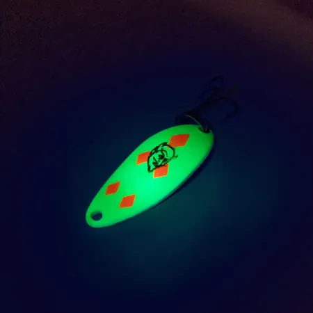 Eppinger Dardevle Devle Dog 5200 UV Cucharilla, Am/Rojo/Nik, 7g, #10162