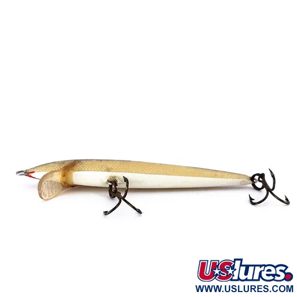 Rapala Original Floater F9 Señuelo, G (Gold), 4g, Balsa, #10171