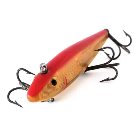 L&S Bait MirrOlure 52M Original Twitchbait, Oro/Rojo, 14g, #10172