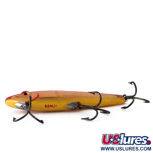 L&S Bait MirrOlure 52M Original Twitchbait, Oro/Rojo, 14g, #10172