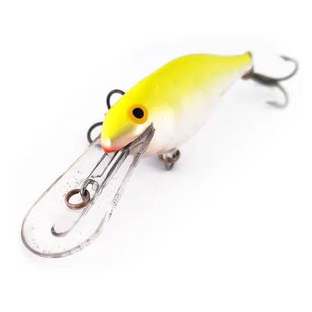 Rapala Shad Rap Deep Runner 07 Señuelo, Chartreuse, 8g, Balsa, #10188