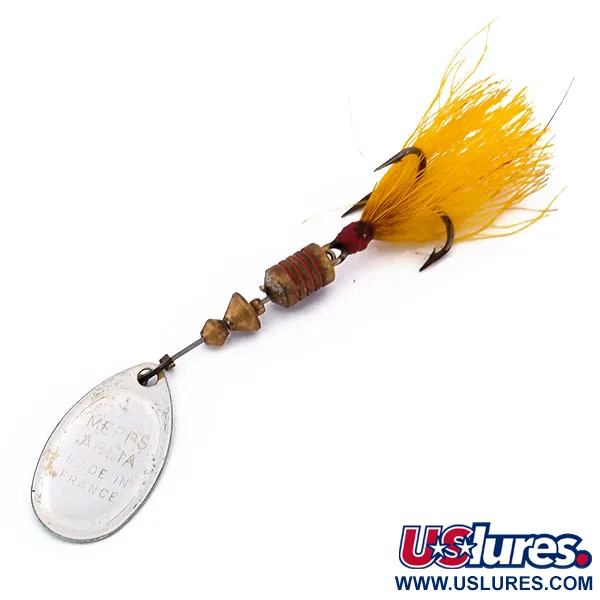 Mepps Aglia 2 dressed Cucharilla, Verde Metalizado, 4,7g, #10197