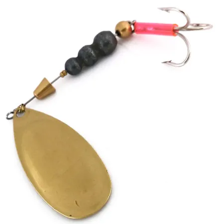 Vintage Mepps Comet 5 Cucharilla, Latón, 8cm, Funda rosa, #10199