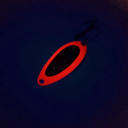 Eppinger Dardevle Devle Dog 5200 UV Cucharilla, Fluo Red, 7g, #10212