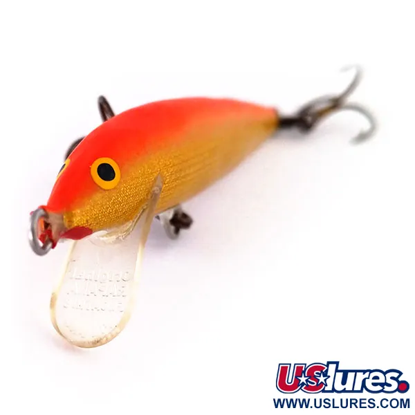 Rapala Original Floater F7 Señuelo, Naranja Oro, 4g, Balsa, #10216
