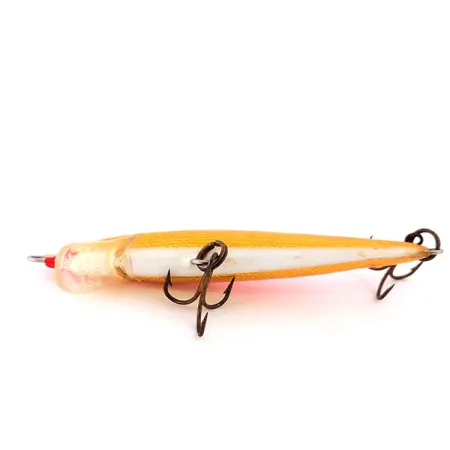 Rapala Original Floater F7 Señuelo, Naranja Oro, 4g, Balsa, #10216