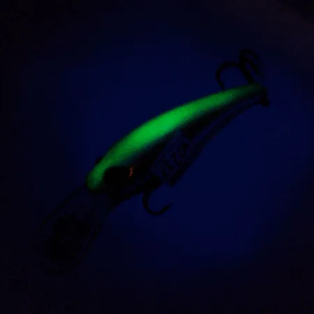 Cotton Cordell Wally Diver Señuelo, Plata/Chartreuse, 7g, Glow, #10217