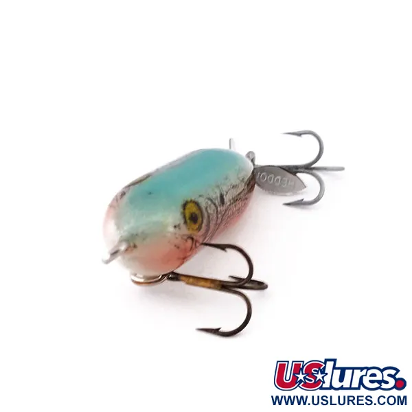 Heddon Tiny Torpedo Señuelo de Superficie, Azul-Rosa, 7g, Hélice, #10220