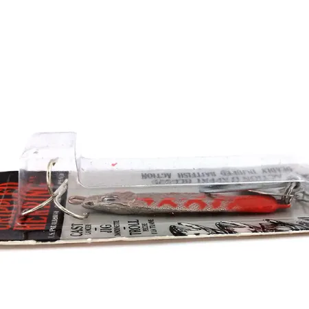 Luhr Jensen Crippled Herring Jig, Fire Red, 21g, Hoja, #10235