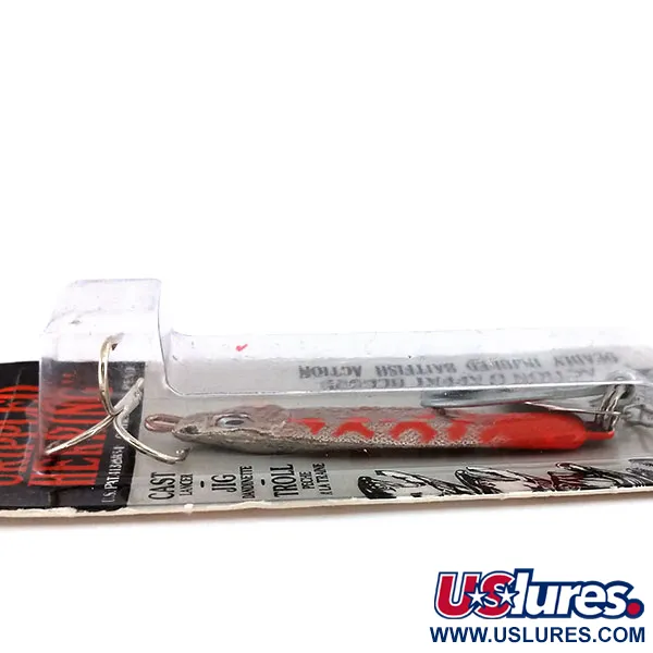 Luhr Jensen Crippled Herring Jig, Fire Red, 21g, Hoja, #10235