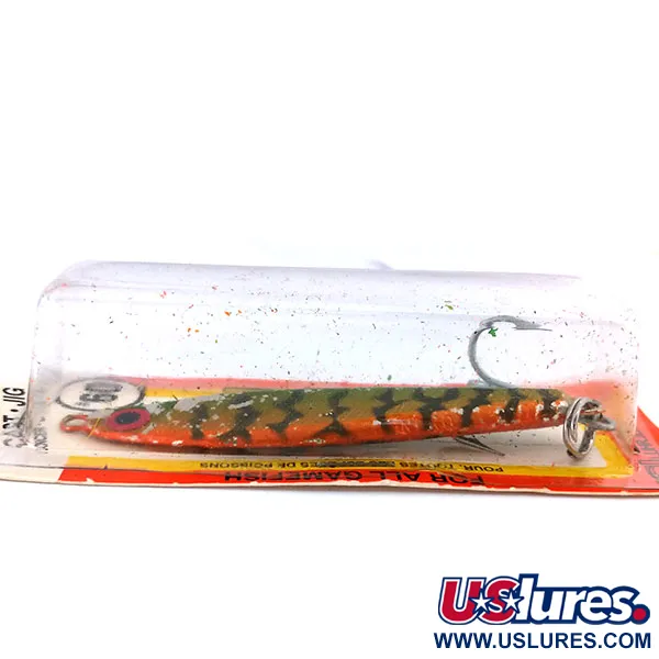 Luhr Jensen Nordic #60 Jig vertical, Fire Tiger, 56g, Nuevo, #10240
