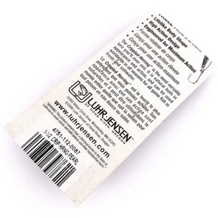 Luhr Jensen Crippled Herring Jig, Pink Pearl, 42g, Anzuelo simple, #10376