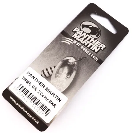 Panther Martin 2 Cucharilla, Negro / Rojo, 2.5g, con Motas, #10247