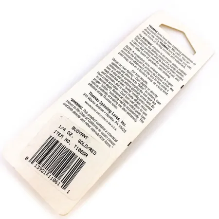 Thomas Buoyant Cucharilla, Red Trout, 7g, Metal Estampado, #10250