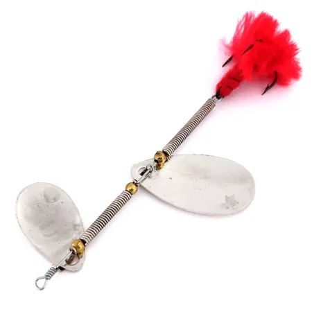 Panther Martin Simplex Tandem Con Mosca Cucharilla, Níquel/Rojo, 6g, #10620