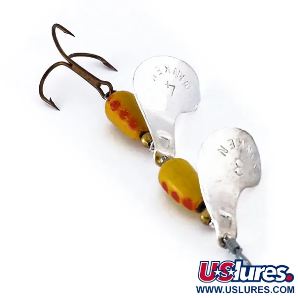 Panther Martin Minken Tandem Cucharilla, Níquel/Amarillo/Rojo, 14g, #10868