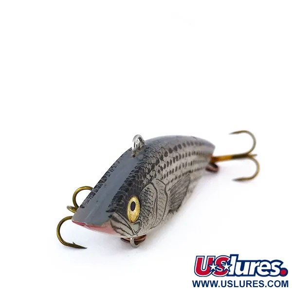 Cotton Cordell Hot Spot Lipless, Plata Negro, 9g, Anzuelos Bronce, #10264