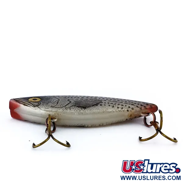 Cotton Cordell Hot Spot Lipless, Plata Negro, 9g, Anzuelos Bronce, #10264