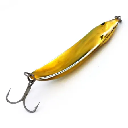 Rapala Minnow Spoon Cucharilla, Oro/Verde, 15g, Escamas, #10269